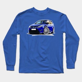 Ford Focus (Mk2) RS Blue Long Sleeve T-Shirt